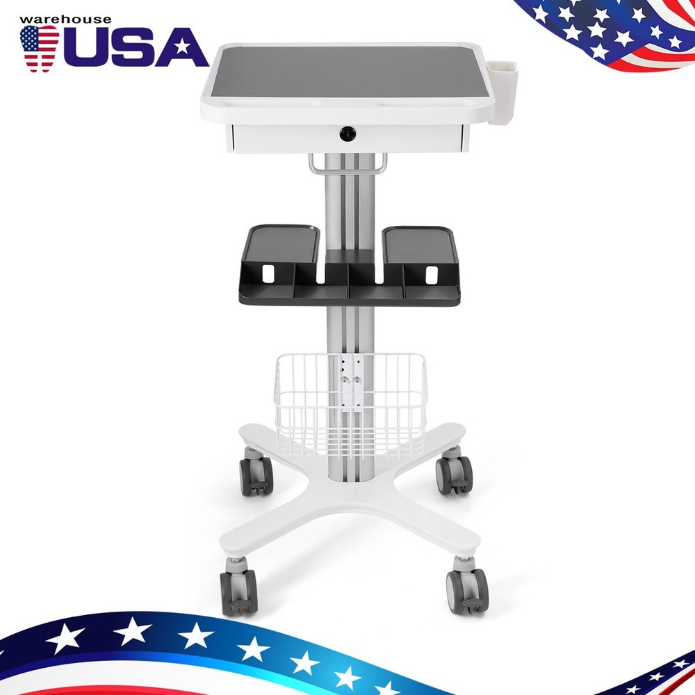 Dental Multi-Function Trolley Cart & 360° Lockable Wheels for Root Canal Treat