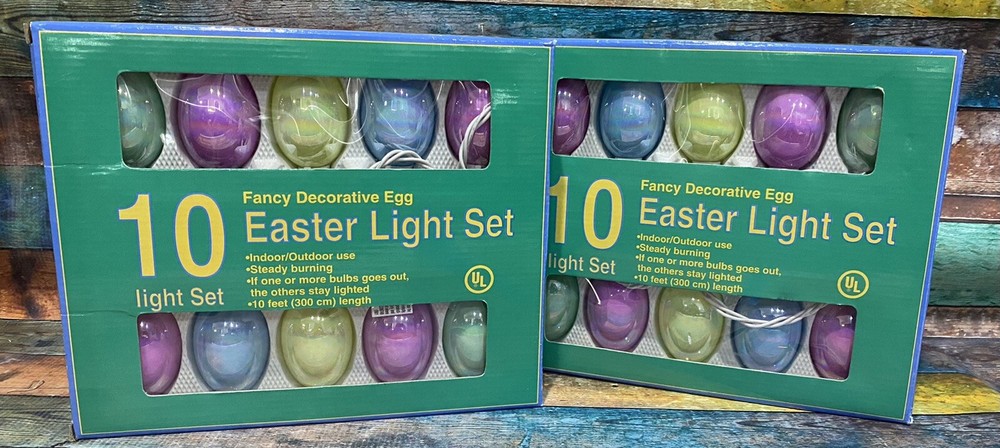 vintage Easter Egg String lights