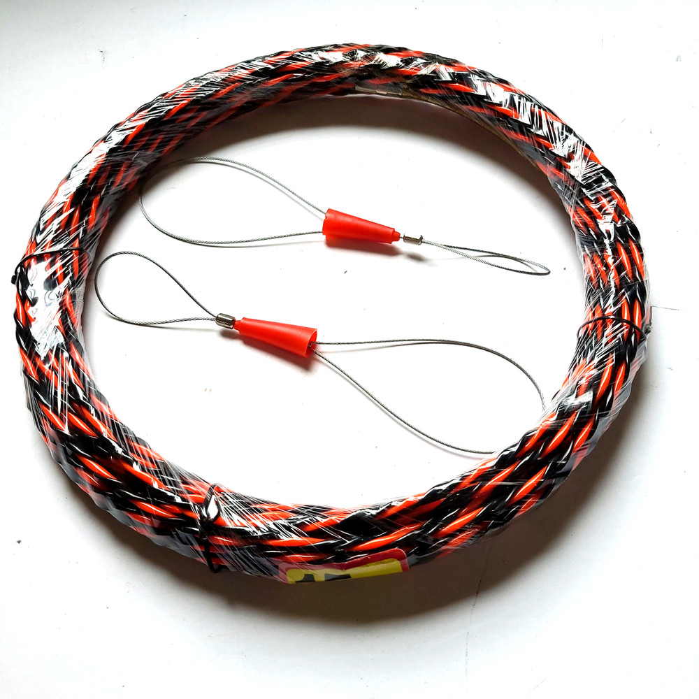 49 ft Fish Tape Wire Puller Fiberglass Flexible Cable Line Electrical Fish Tape
