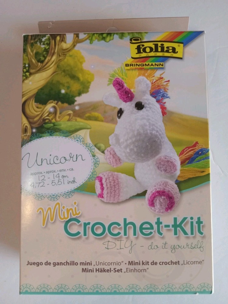 Folia Mini Crochet Kit Unicorn