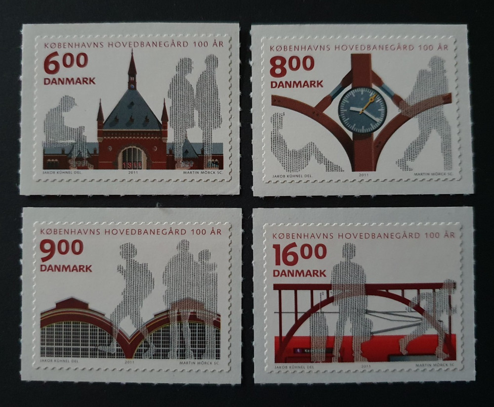 2011 DENMARK DANMARK COPENHAGEN CENTRAL STATION VF MNH