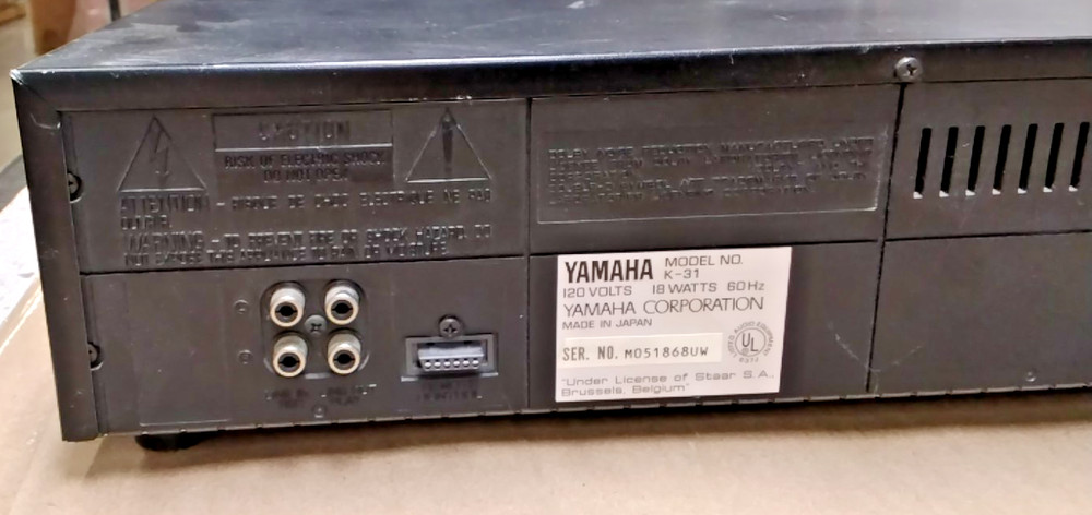 Yamaha Double Cassette Deck