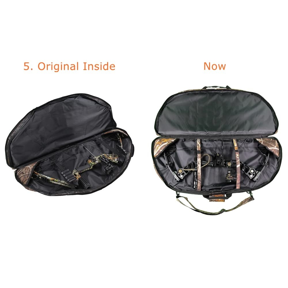 BC-1 37.5Inch Soft Compound Bow Case Lightweight Backpack Archery Bow Case wi...