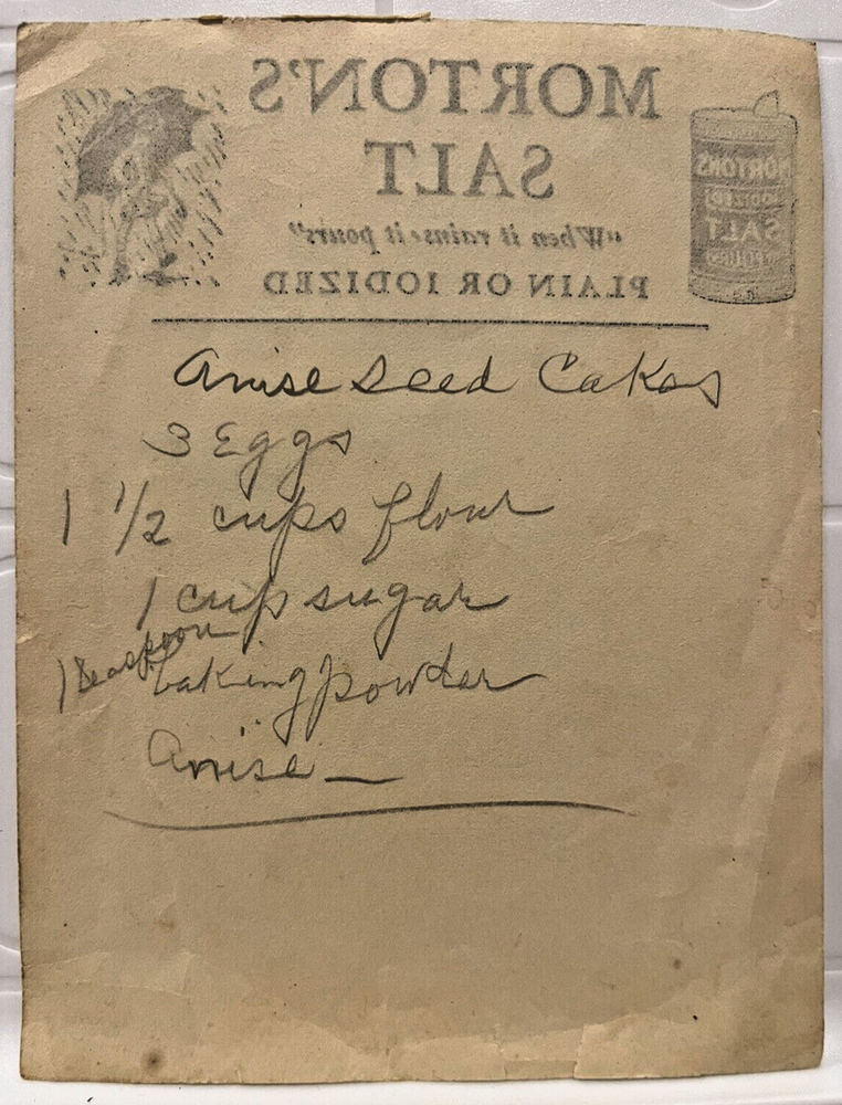 Morton's Salt Note Letterhead When It Rains It Pours Plain or Iodized - 1940s?