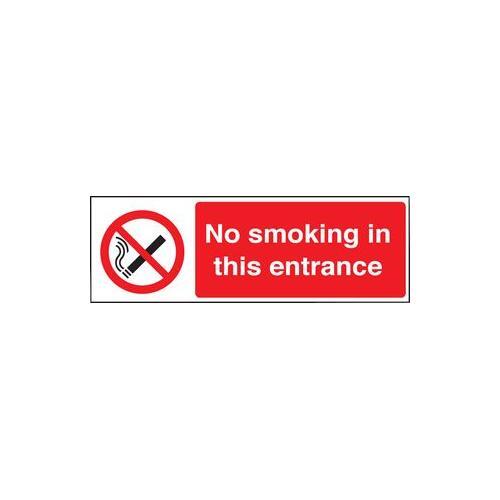 RT05841 Entrance Smoking Ban Hard Plastic 13023G