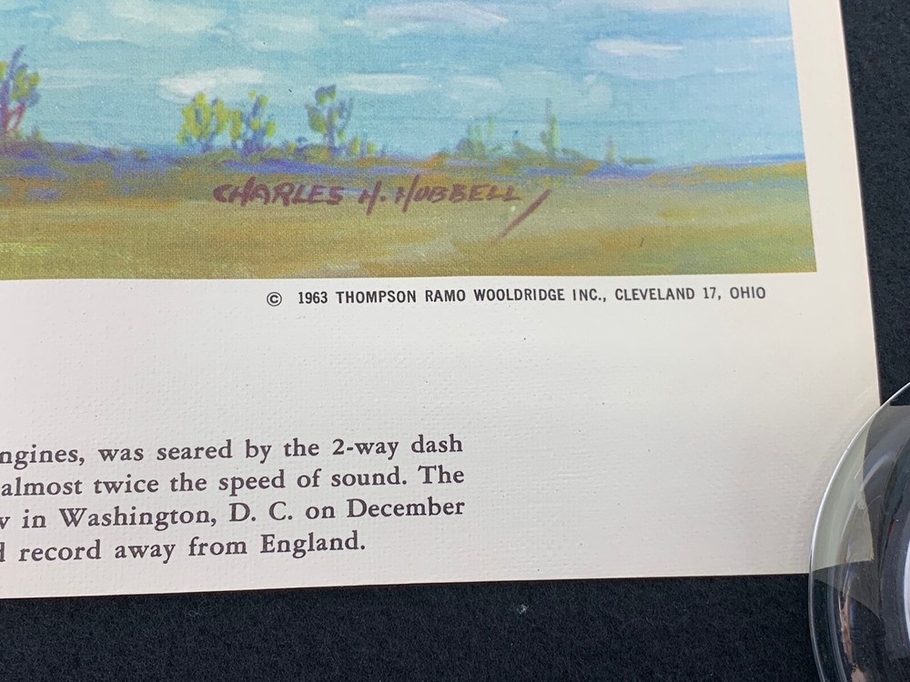 1963 USAF Recaptures Trophy With "Operation Fireball" Print