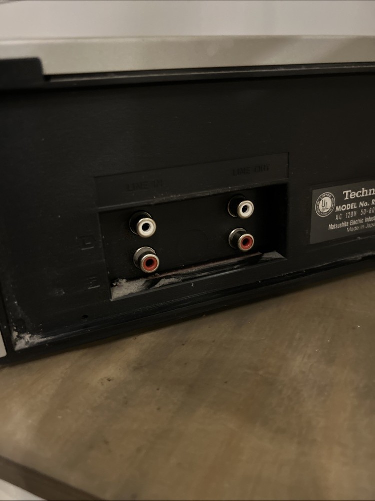 VINTAGE TECHNICS STEREO CASSETTE DECK RS-B12 DOLBY SYSTEM ONE TOUCH RECORD