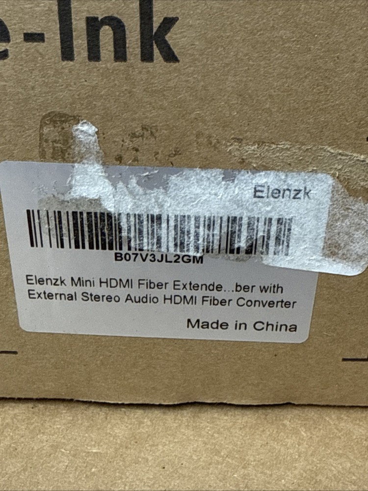 E-Link Mini HDMI Fiber Optic Extender New