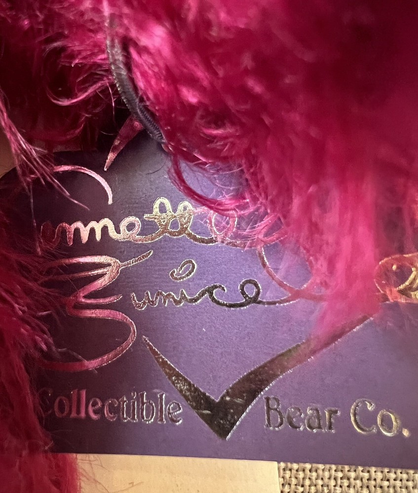 Annette Funicello Ruby Red Bear 88272 Certificate
