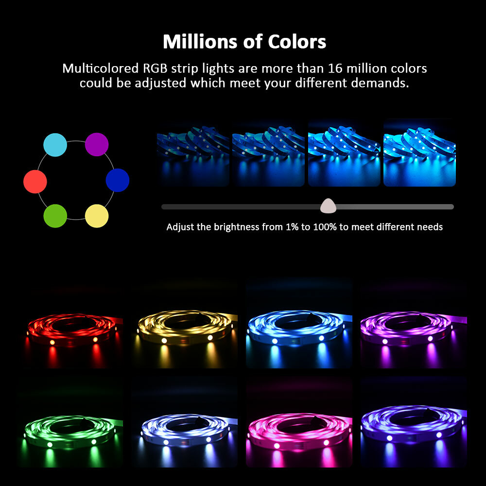 24/3 Keys WIFI LED Controller Led Decoration RGB Color Changing Strings Light