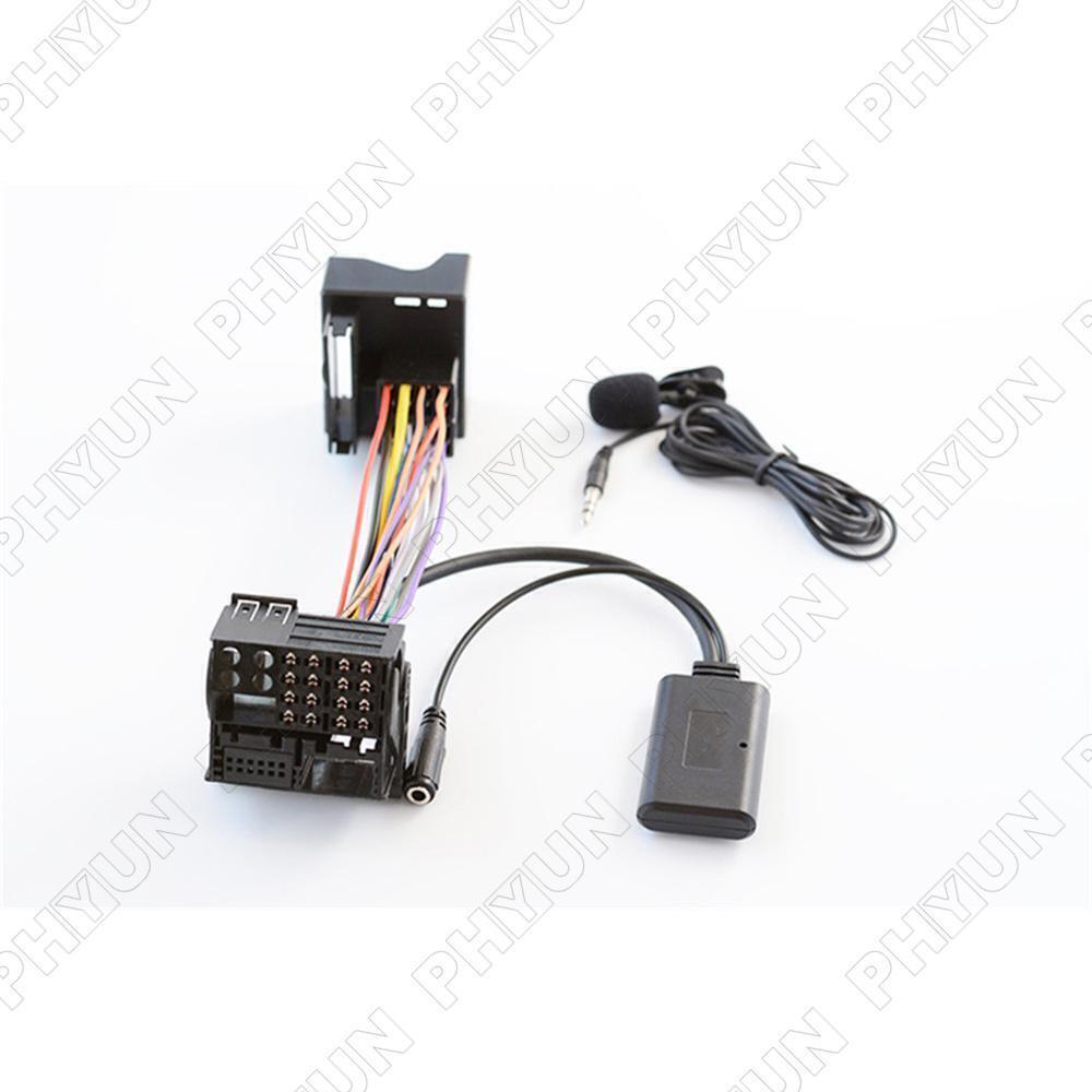 Bluetooth AUX Audio Cable W/Microphone For BMW X3 Z4 E83 E85 E86 Mini Cooper R50