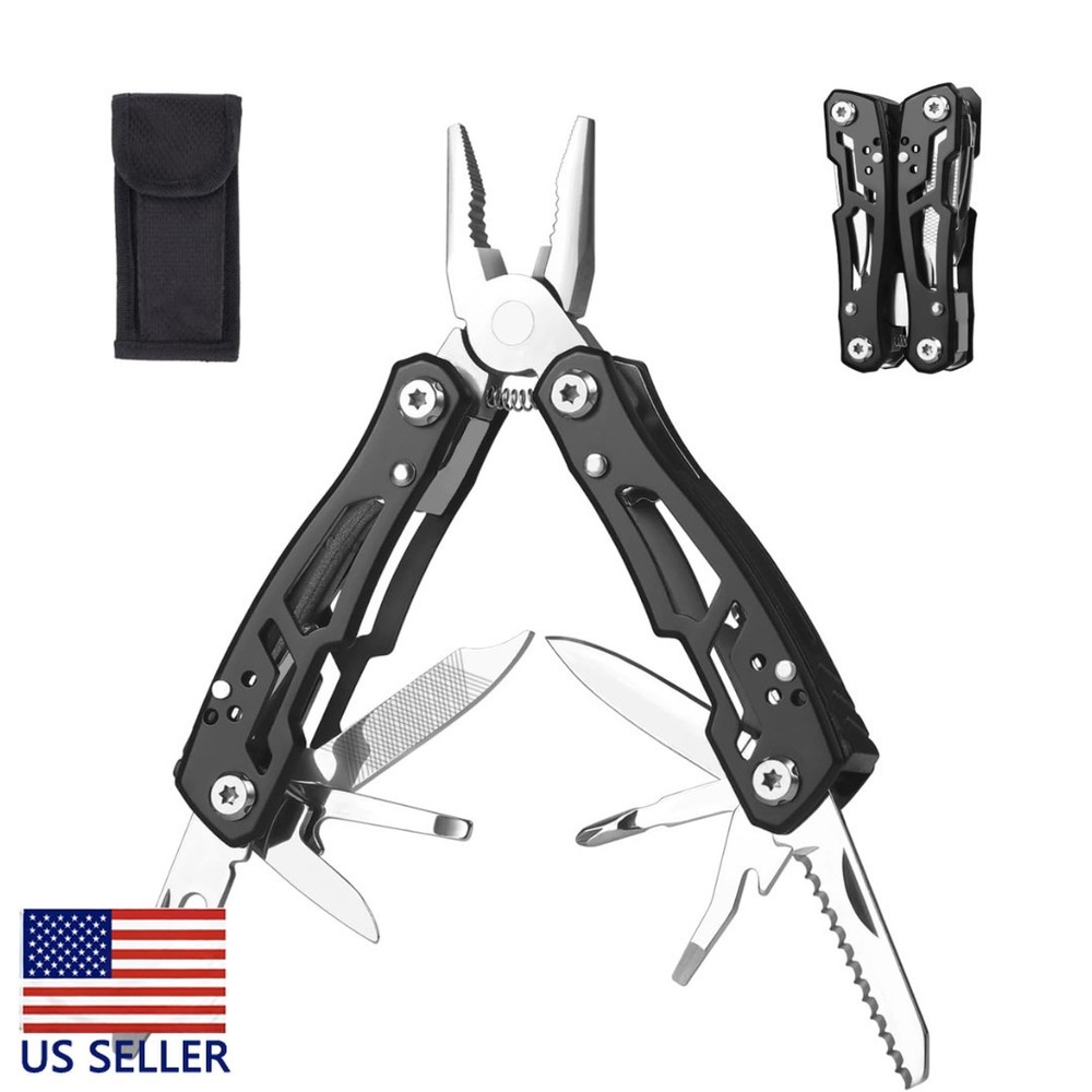 14-in-1 MINI Multitool Pliers Rugged & Practical Portable Pocket Camping Tools