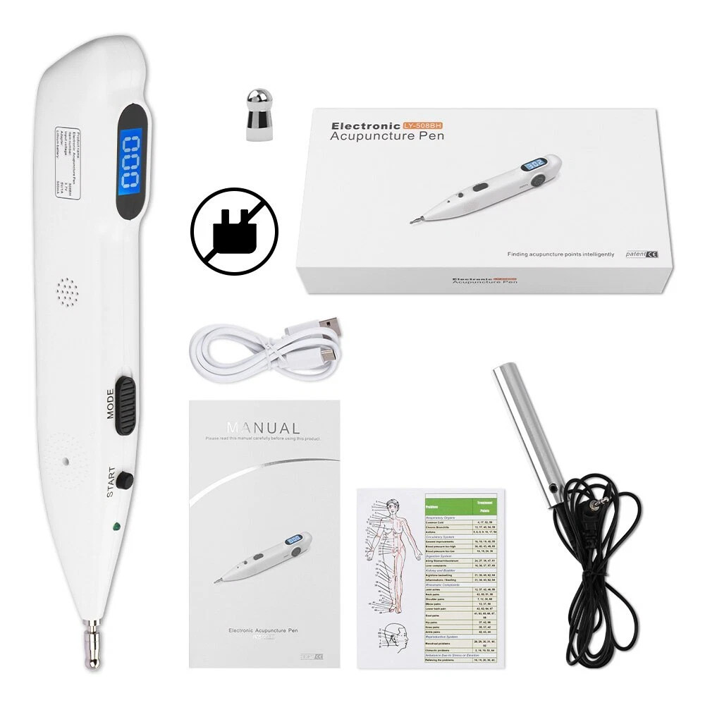 Acupuncture Pen With Digital Display Electro Acupuncture Point Device Massage*