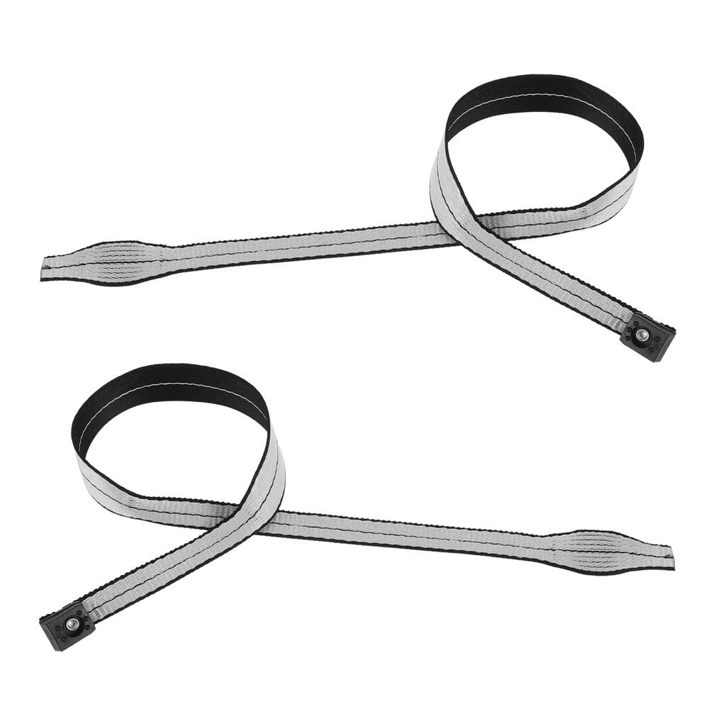 2pcs Walking Cane Wrist Strap Replacement, Black Trekking Pole Handle Straps,