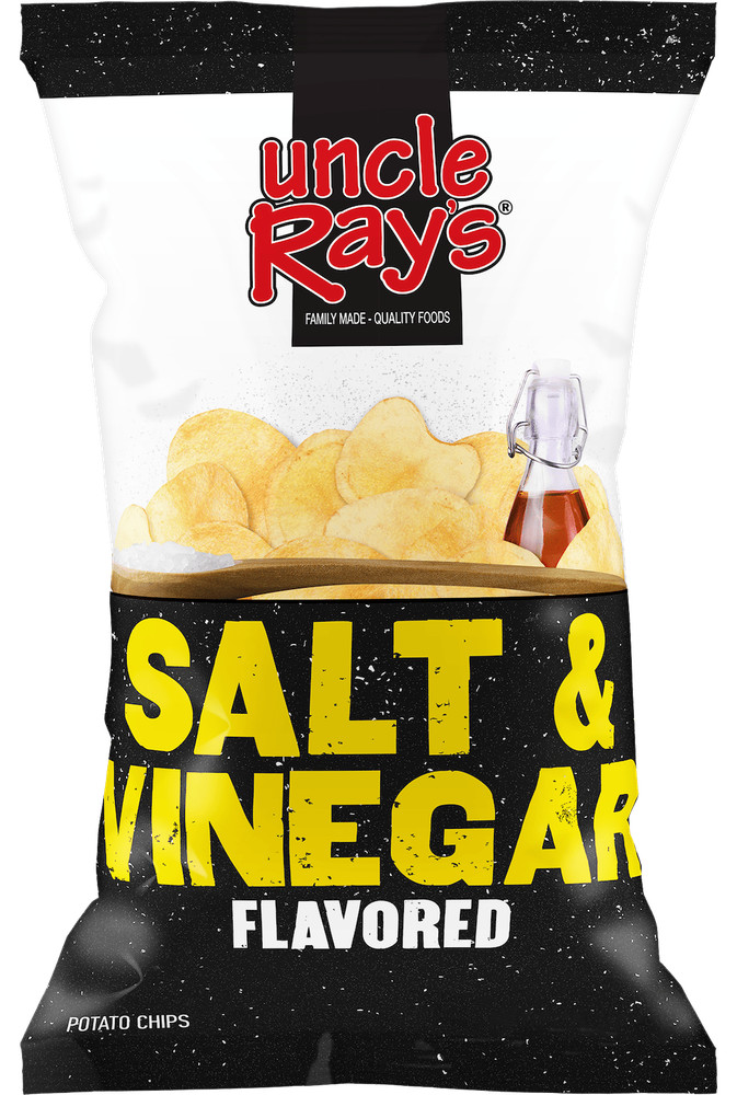 Uncle Ray's Salt & Vinegar Chips, 2.29 oz (Pack of 12)