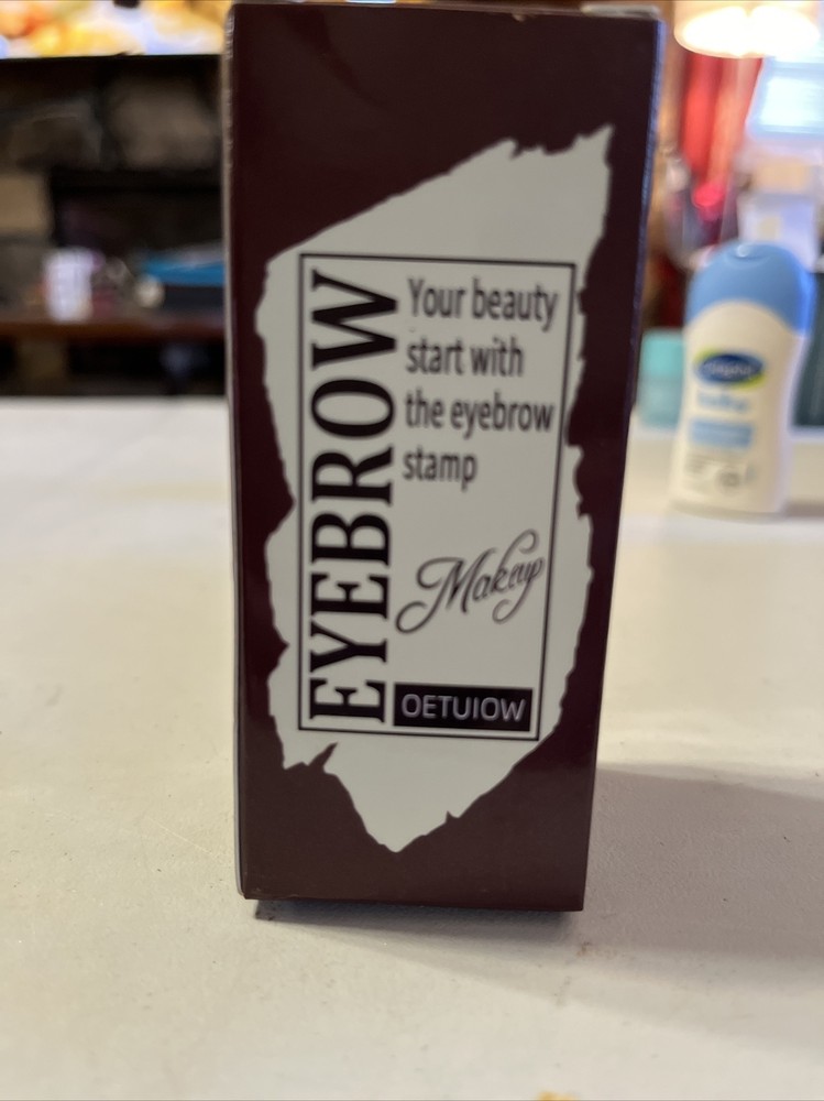 Detuiow Eyebrow Makeup Stamp Light Brown