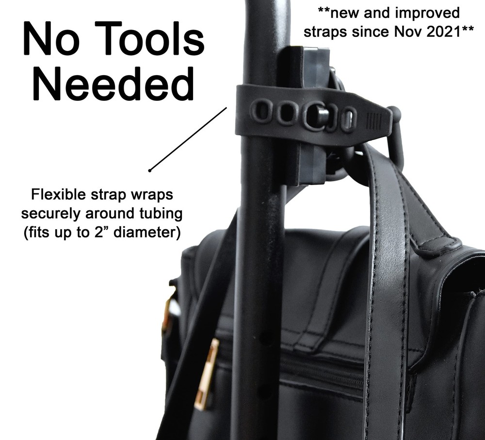 Mobility Dual Hooks - Bag, Cane, or Light Holder