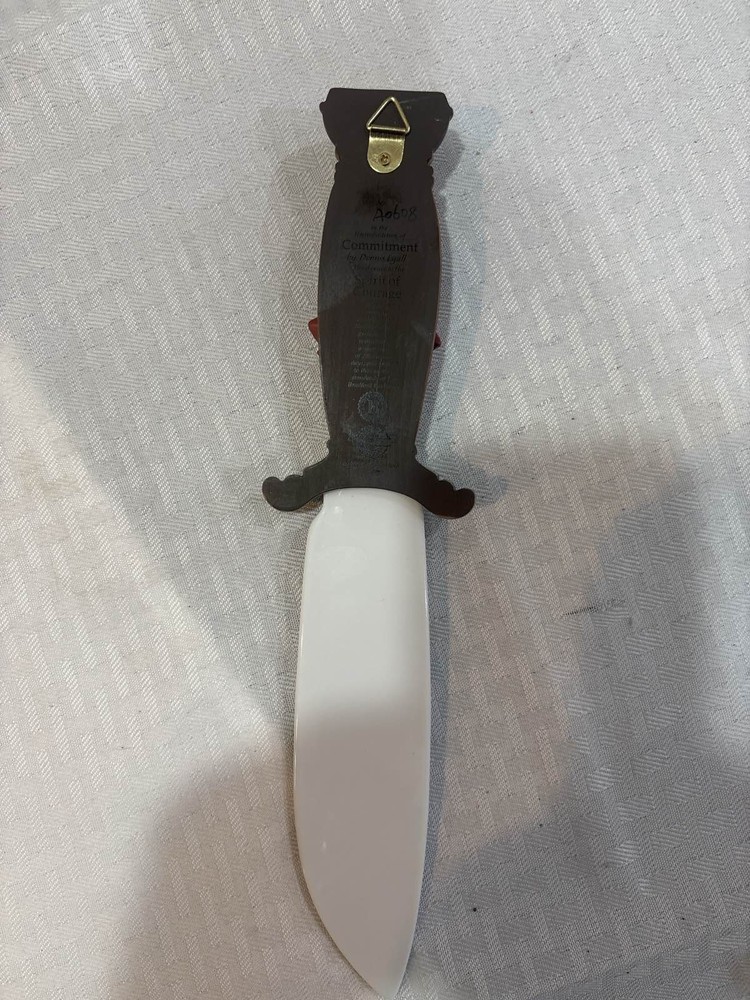 US Navy “Commitment” Dagger non-Steel Display Knife featuring Naval Power