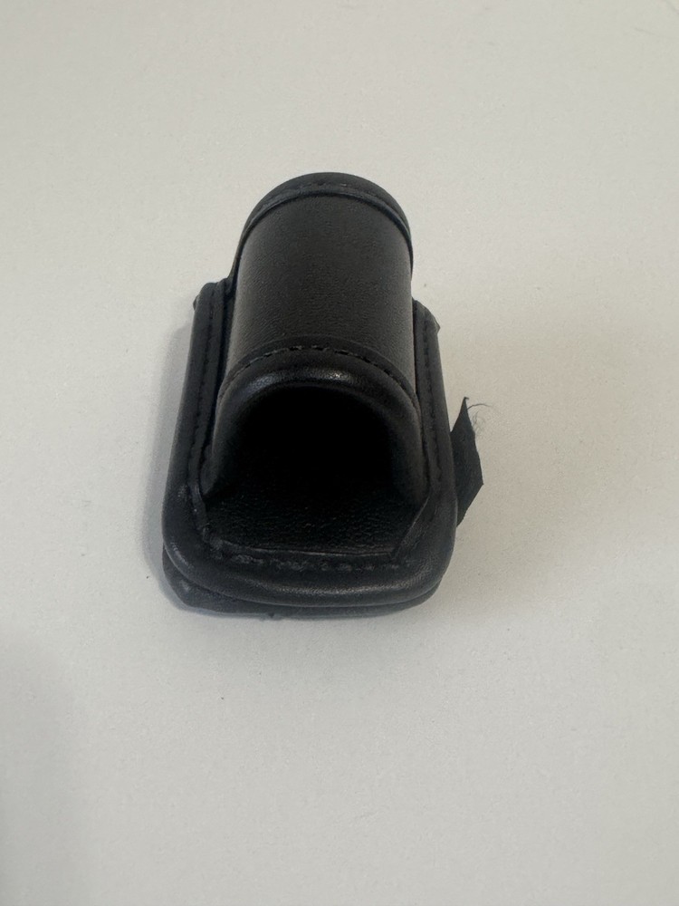 Bianca Elite Size 1 Black Leather Open End Baton/Flashlight Sheath