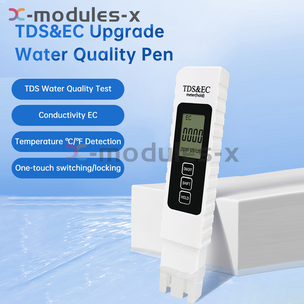 TDS Meter Digital Tester Water Quality Testing Kits for Drinking Water 0-9990ppm