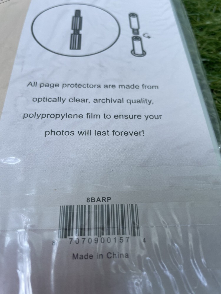 Bazzill Replacement Pack | 10 Insert Sheets | 8”x8” | NWT