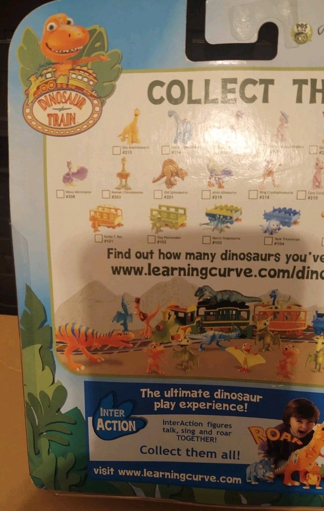 Learning Curve Dinosaur Train Mr. Einiosaurus Ernie & Daphne