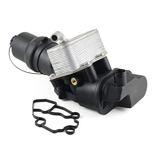 Engine Oil Cooler Oil Filter Housing Assembly Replacement for 2006-2008 Audi