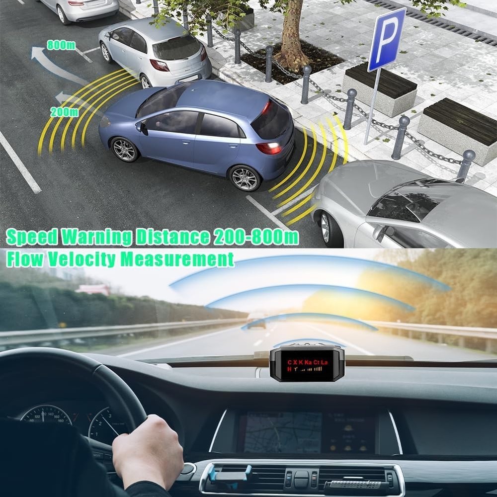 Ultimate 360° Vehicle Radar Detector: Enhanced Sensitivity and Long Range Alerts