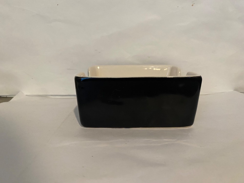 Rae Dunn NOTE TO SELF black ceramic Sticky Note Holder Desk Office Accessory