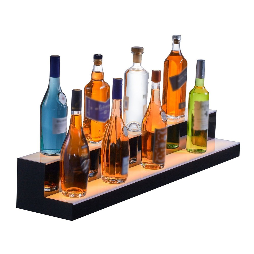 LED Illuminated 40in 2-Step Bar Display 7 Static Colors Speed Adjustment