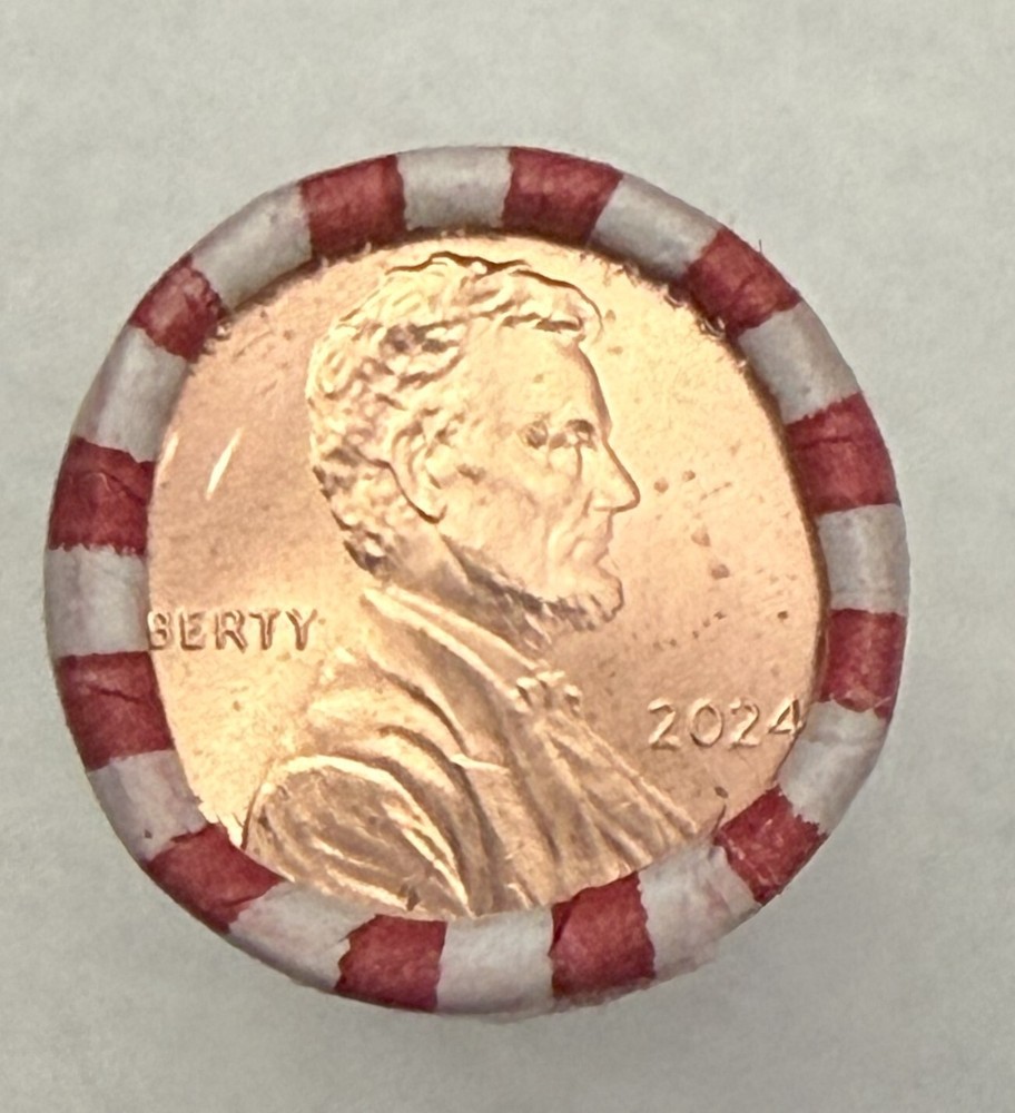 1 Roll 2024-P Lincoln Penny Shield Cent Uncirculated from box
