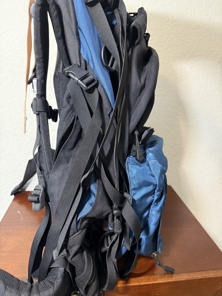Northface Hiking Back Pack Stamina Internal Blue WOmens Frame Backpack W/M