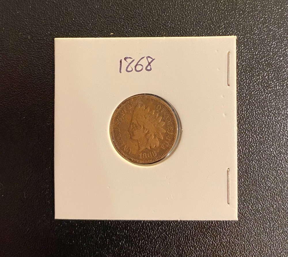1868 Indian Head Penny - VG condition