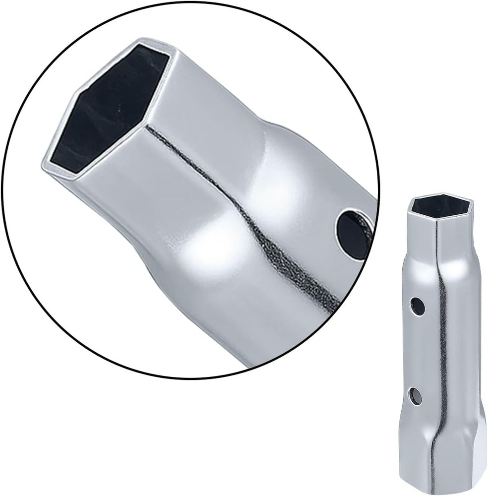 RV Water Heater Element Wrench Socket, 1-1/16 in X 1-1/2 in X 6 in Dual Hex Anod