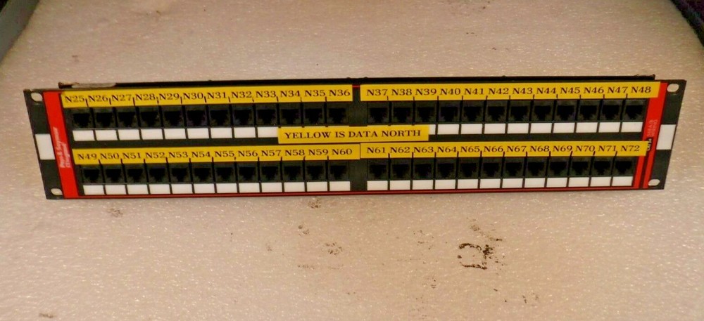 Pass & Seymour Olegrand 48845C5E 48-Port Communication Circuit Accessory Panel