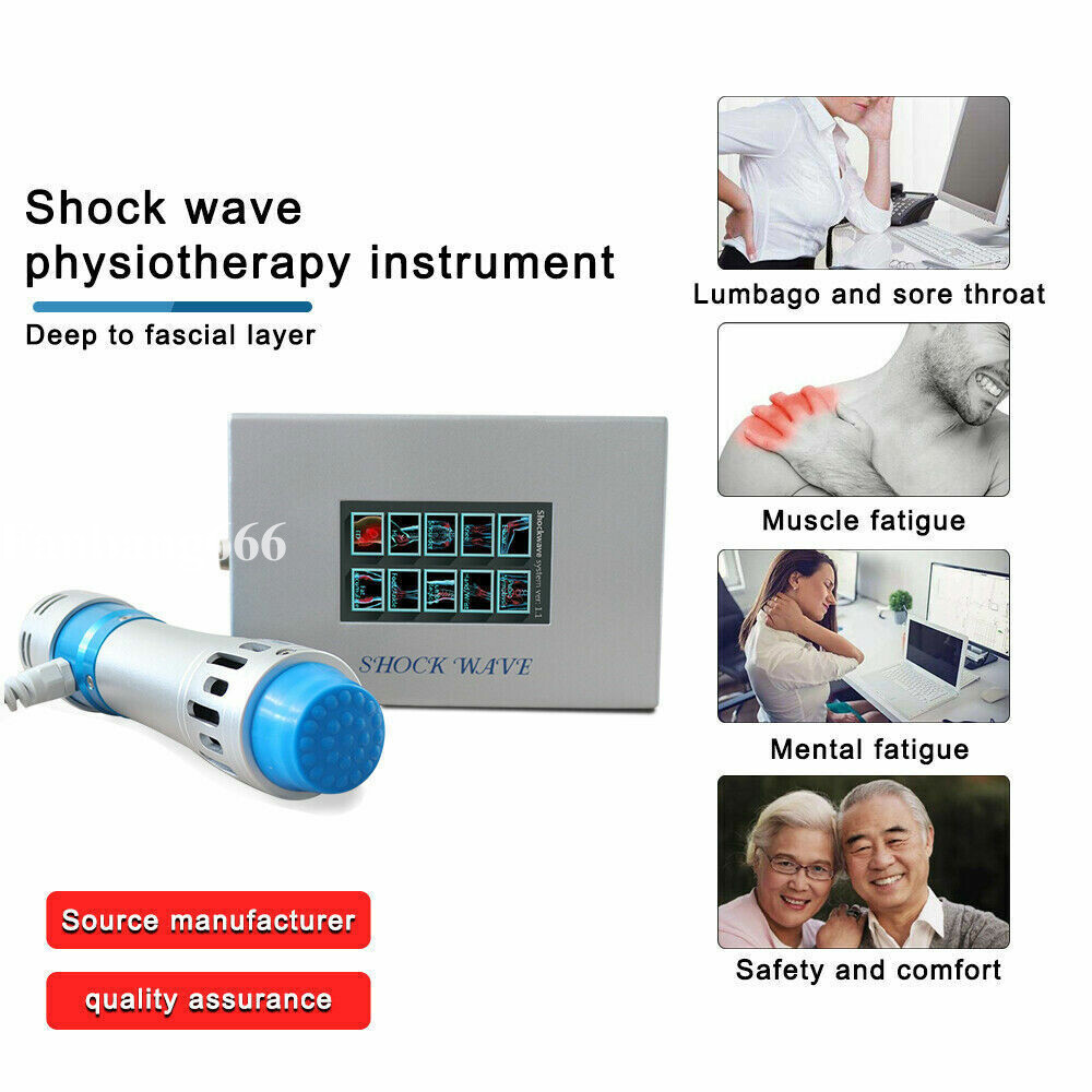 Touch Screen ED Shockwave Therapy Machine Muscle Pain Removal Physical therapy