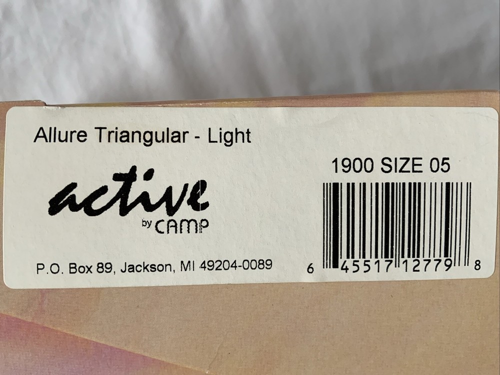 Active, Allure Triangular - Light, Form 1900, Beige, Size 5