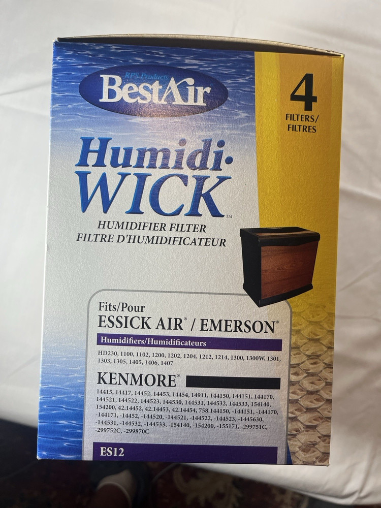 BestAir DO9-C Paper Wick Humidifier Filter, Single Pack - White