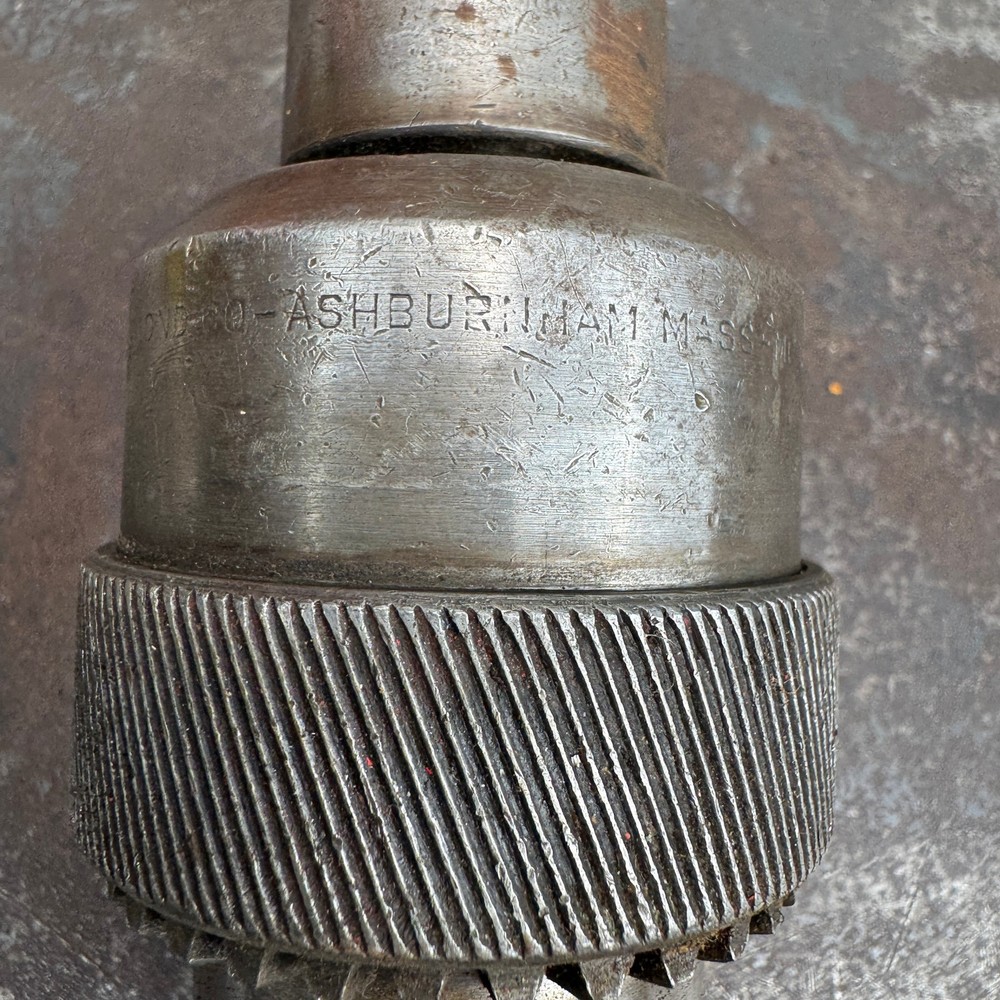 Vtg ALMOND Co. Drill Chuck Model 40 - 8" Length
