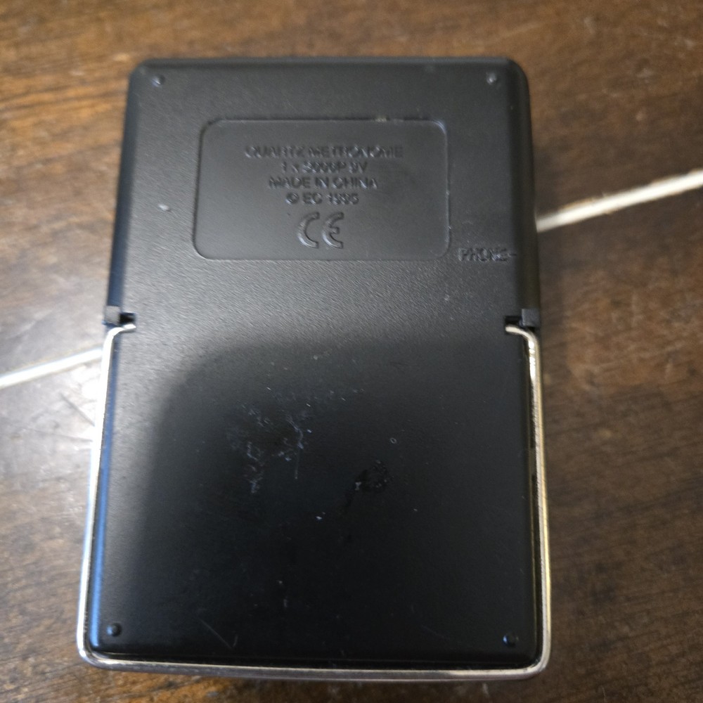 Qwik Time Electronic Quartz Metronome 1995 Tested