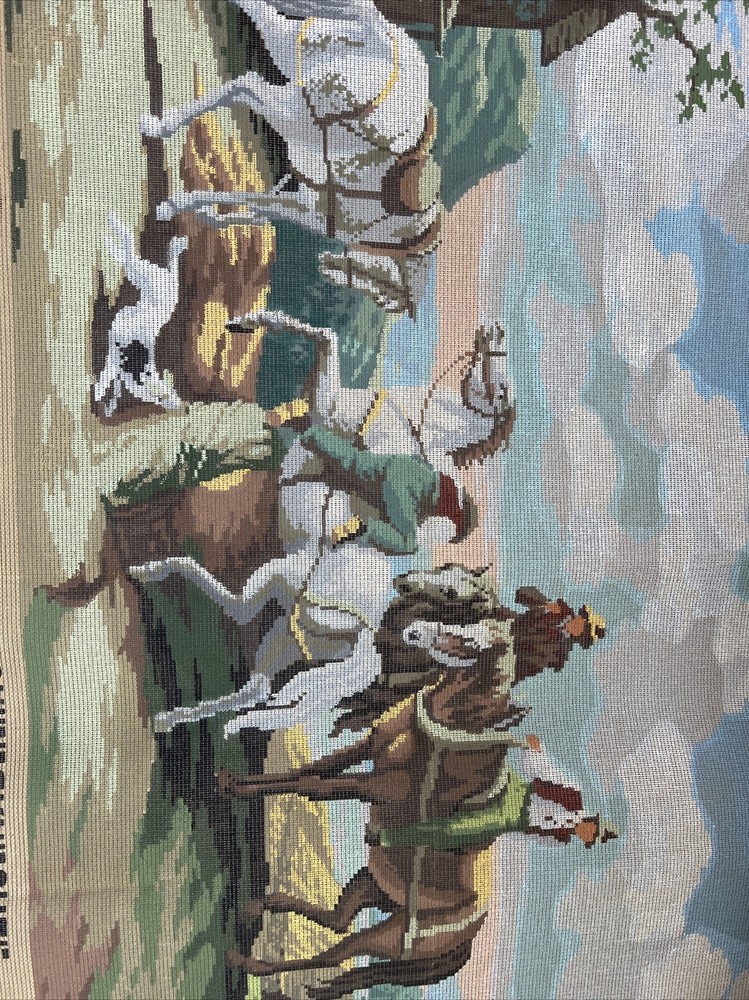 needlepoint canvas handpainted