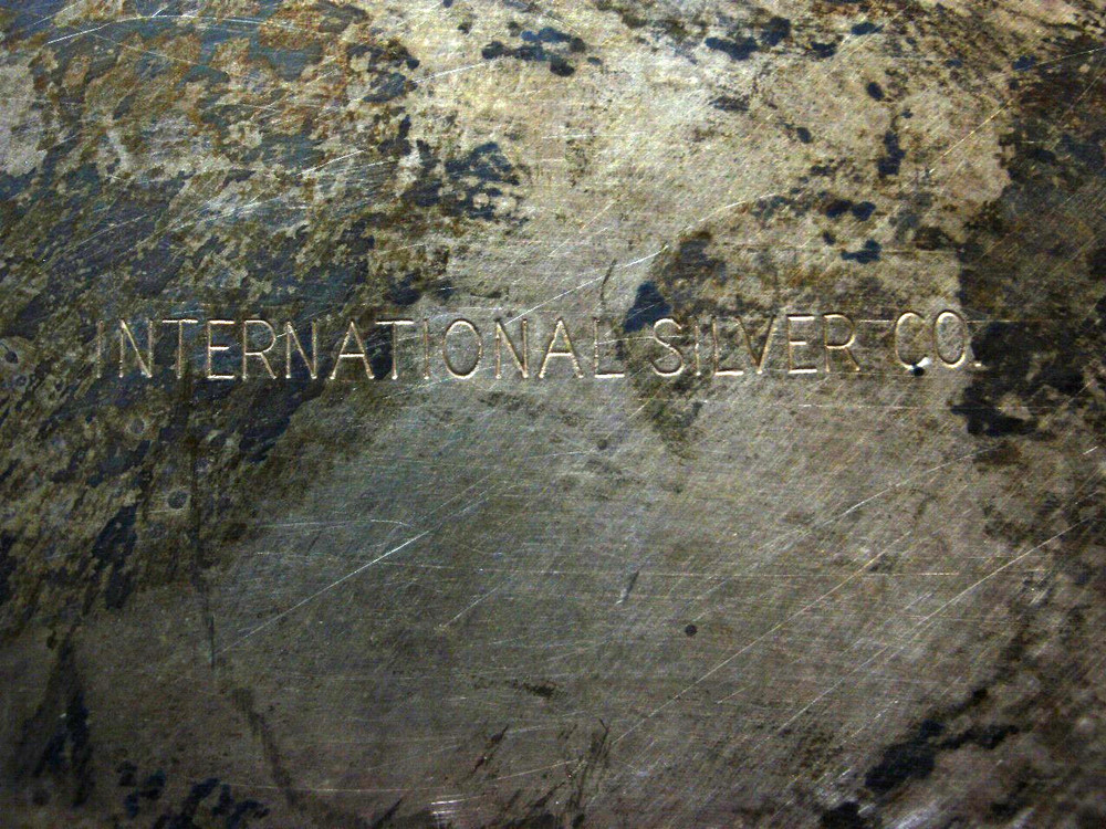 International Silver Co Large Eagle Base for Bowl Silverplated