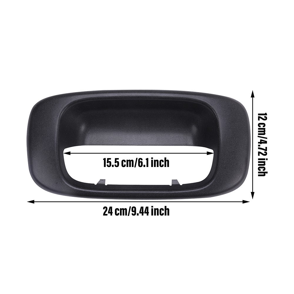 Rear Back Latch Tail Gate Tailgate Handle Bezel For Chevy Silverado GMC Sierra