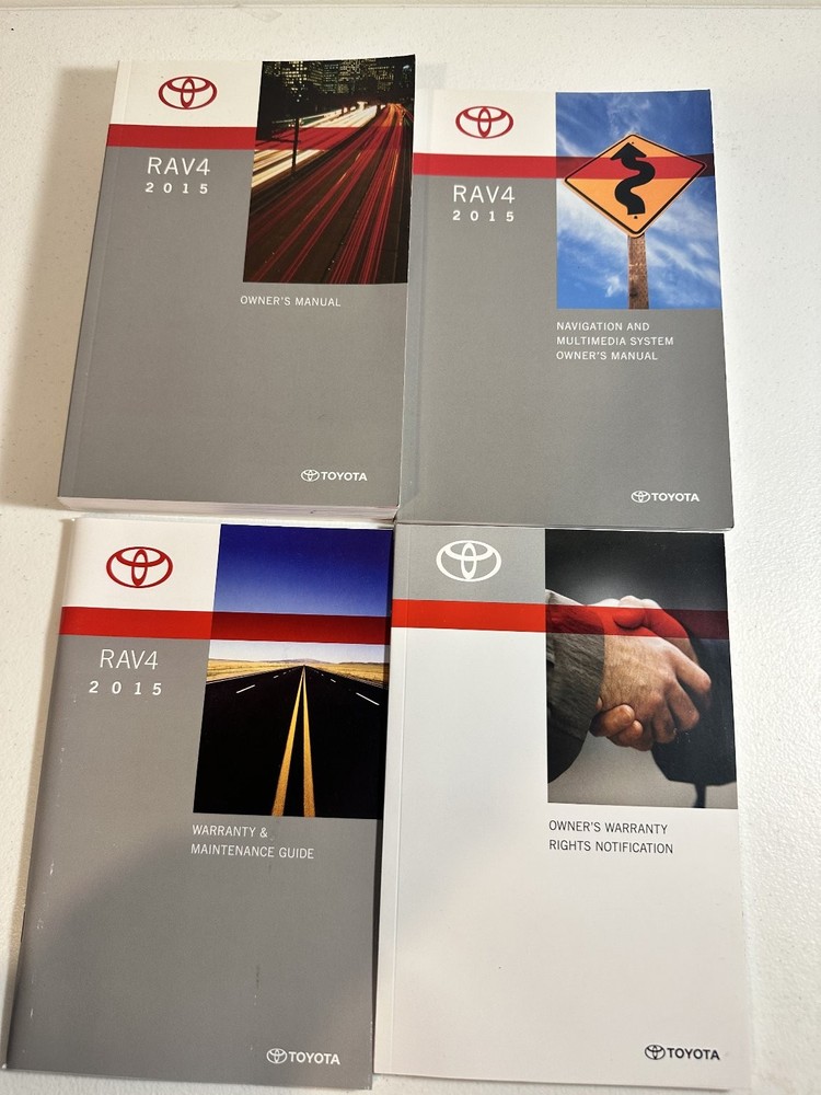 Toyota RAV4 Owners Manual Set 2015