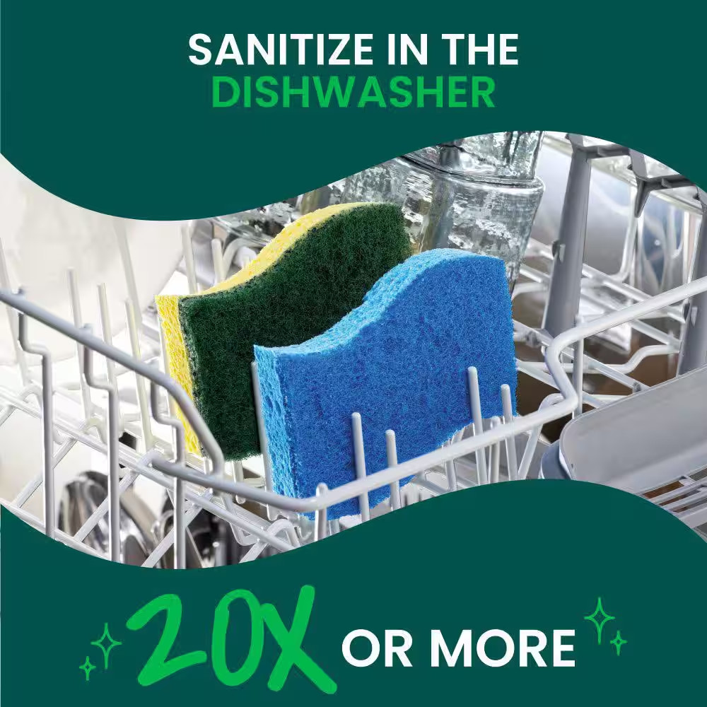 Heavy-Duty Scrub Sponge (54-Pack)