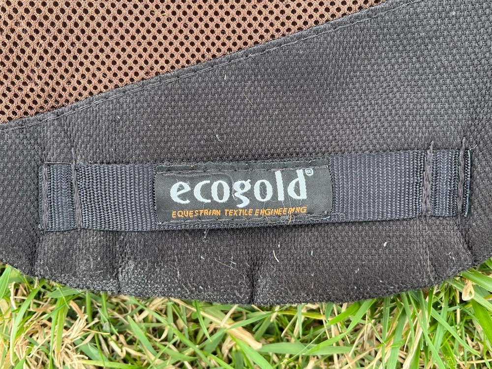 Ecogold Brown Saddle Pad w Insert Treeless Grip Sensation