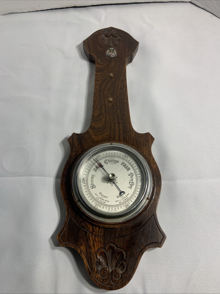 Barometer Vintage Missing Thermometer