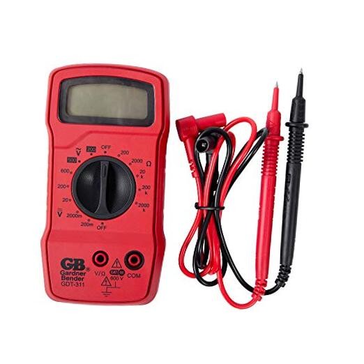 GDT-311 Digital Multimeter, 3 Function, 11 Red Manual 3 Function / 13 Range