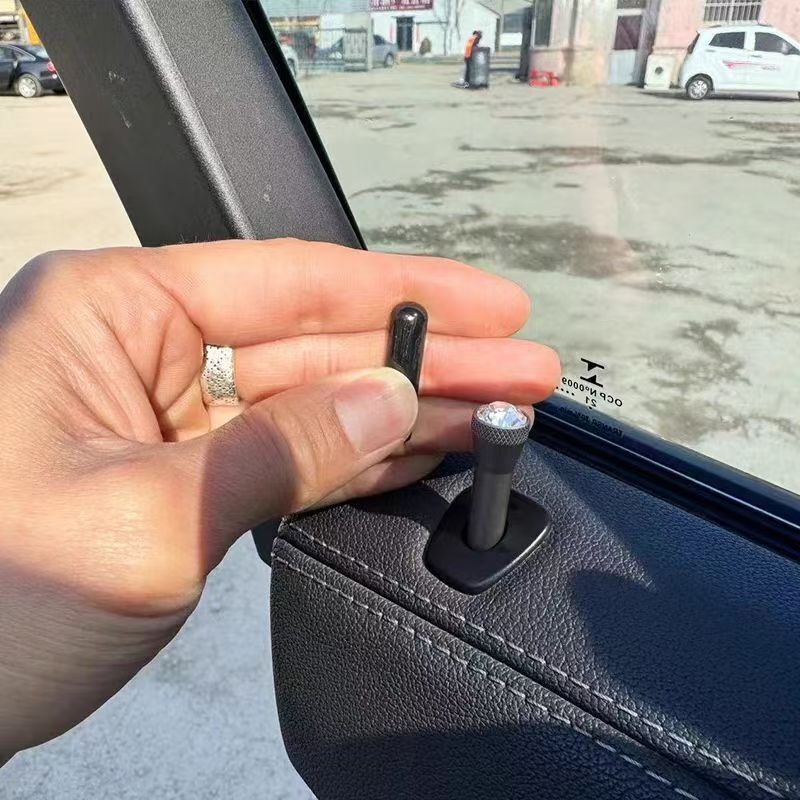 2PCS Crystal Car Interior Door Locking Lock Knob Pull Pins For  BMW Mini series