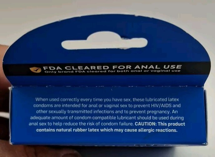 One Backdoor Condoms - Latex - 3 count